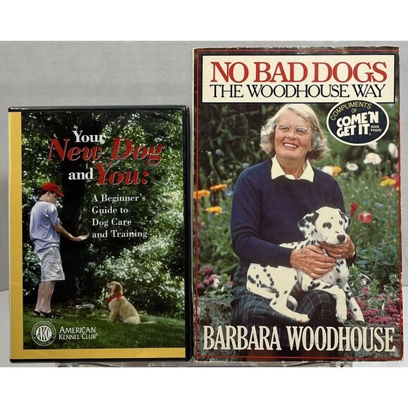 No Bad Dogs PB & Your New Dog and You DVD Care Training Beginner's Guide AKC LOT - Picture 1 of 8